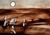 2010 - Live sand painting show, "Dunes", Casablanca