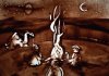 2010 - Live sand painting show, "Dunes", Casablanca