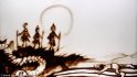 2015 : : Dessin en direct sur sable : : Concert Flûte Enchantée, Suippes, France