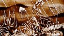 Dessin sur sable pour concert, Festival Avallon
