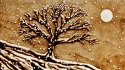 2010 - Dessin sur sable pour diaporama du spectacle "Variations (…)