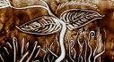 2010 - Live sand drawing for the show "Lunar Variations"