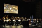 2009 - Dessin sur sable avec concert symphonique, Auditorium Lyon {JPEG}