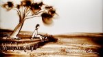 2010 - Live sand drawing show, corporate seminar, France {JPEG}