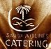 Logo Saudi Airlines Catering, dessin sur sable