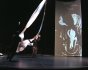 2010 - Live sand drawing for the play "Cet animal qui nous regarde"