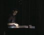 2010 - Live sand drawing for the play "Cet animal qui nous regarde"