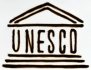 Logo Unesco, dessin sur sable