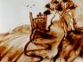 2009 - Dessin sur sable, recherches
